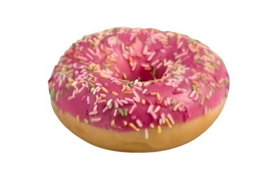 Фотография Донат клубничный